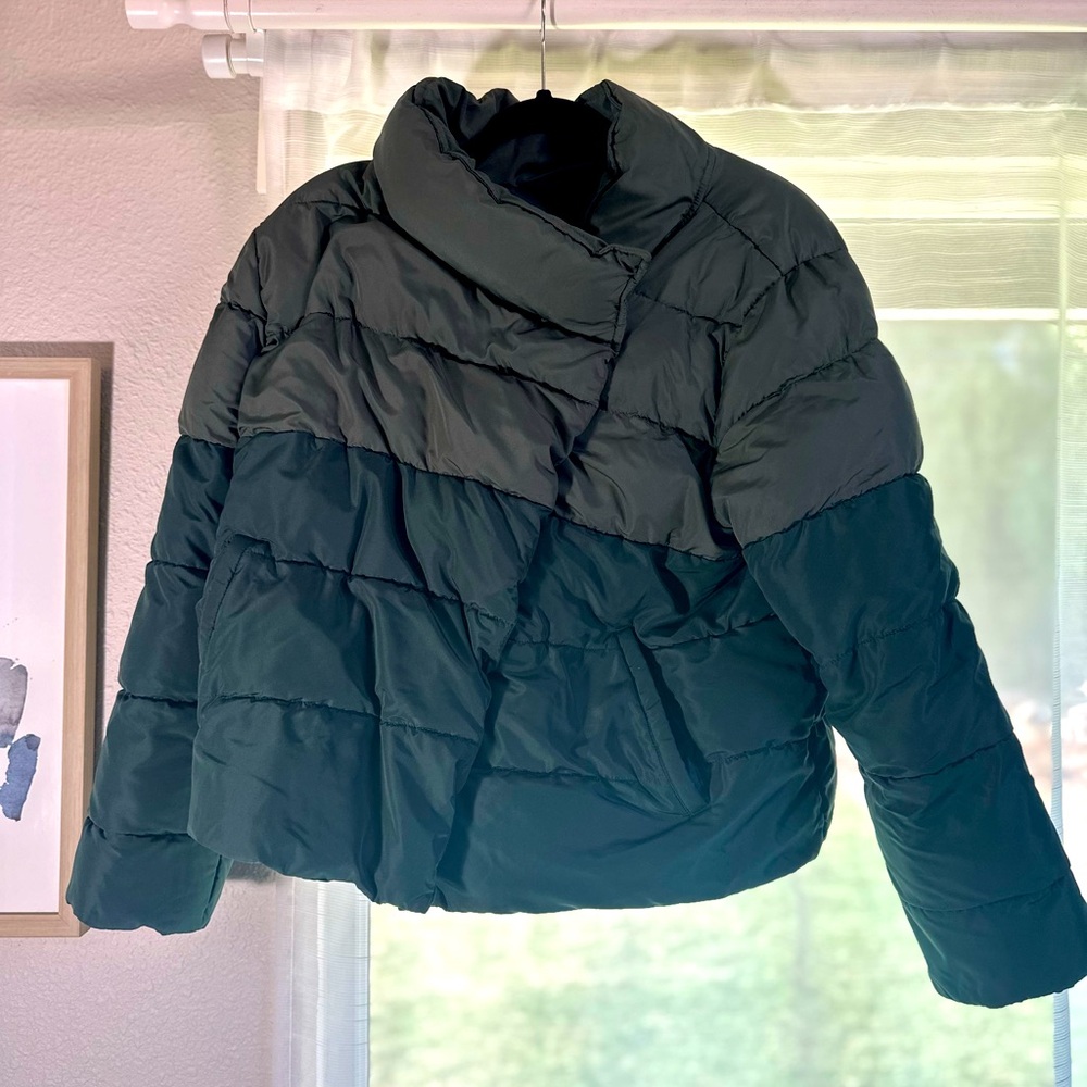 Summersalt Green Puffer Jacket